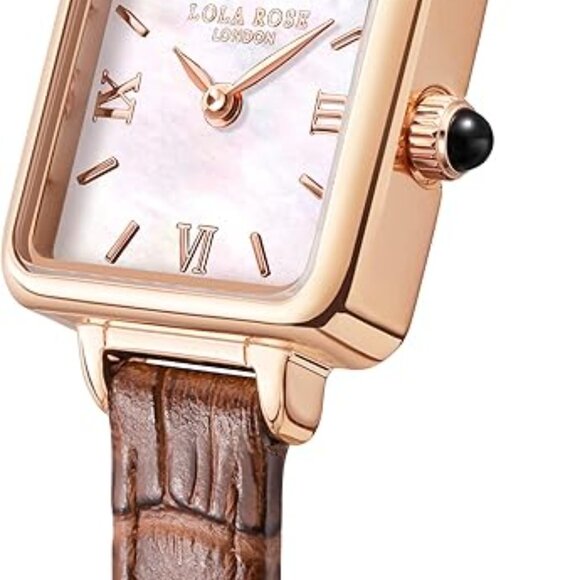 Lola Rose Mother-of-Pearl Leather Strap Watch — NEW in Box - Picture 6 of 7